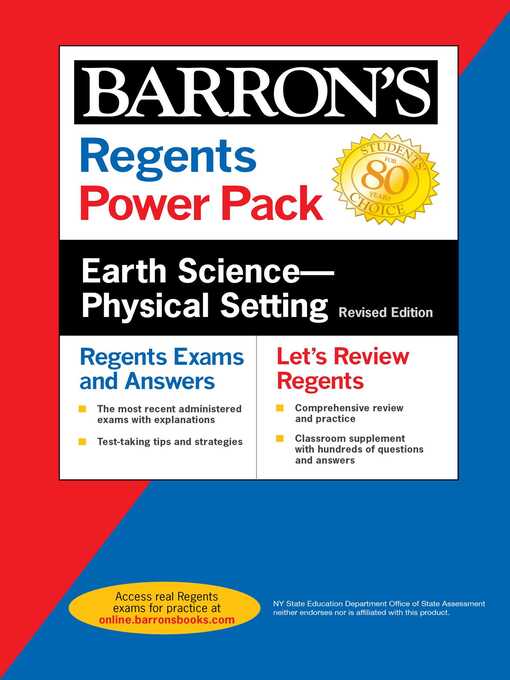 Title details for Regents Earth Science—Physical Setting Power Pack Revised Edition by Barron's Educational Series - Wait list